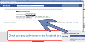 After you clicked Test publish on Facebook, you must see a fcebook message