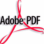 PDF (Portable Document Format) from Adobe is the most utilized file type for documents that may not be large for transmission over the Internet.