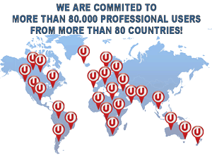 Professional users all over the world