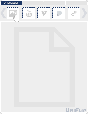 Adding web elements on the pages is fast and easy with our new tool