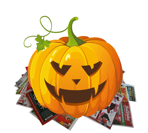 Convert your PDF to a flip page catalog with Halloween theme