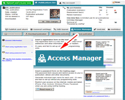 You can use Access Manager for your e-publications